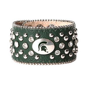 Women's Michigan State Spartans Glitz Cuff Bracelet