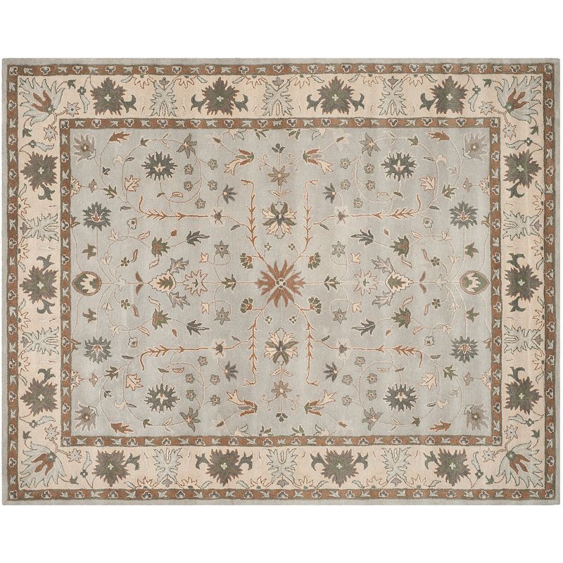 Safavieh Heritage Longford Framed Floral Wool Rug, Multicolor, 6FT Sq