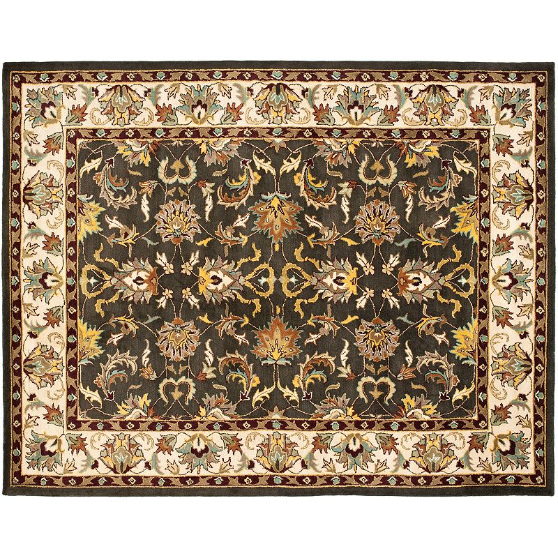 Safavieh Heritage Hamburg Framed Floral Wool Rug, Multicolor, 6FT Sq