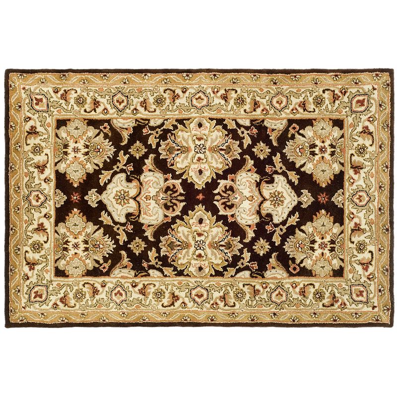 Safavieh Heritage Oslo Framed Floral Wool Rug, Multicolor, 2X14 Ft