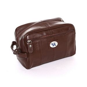 Kentucky Wildcats Brown Leather Shave Kit