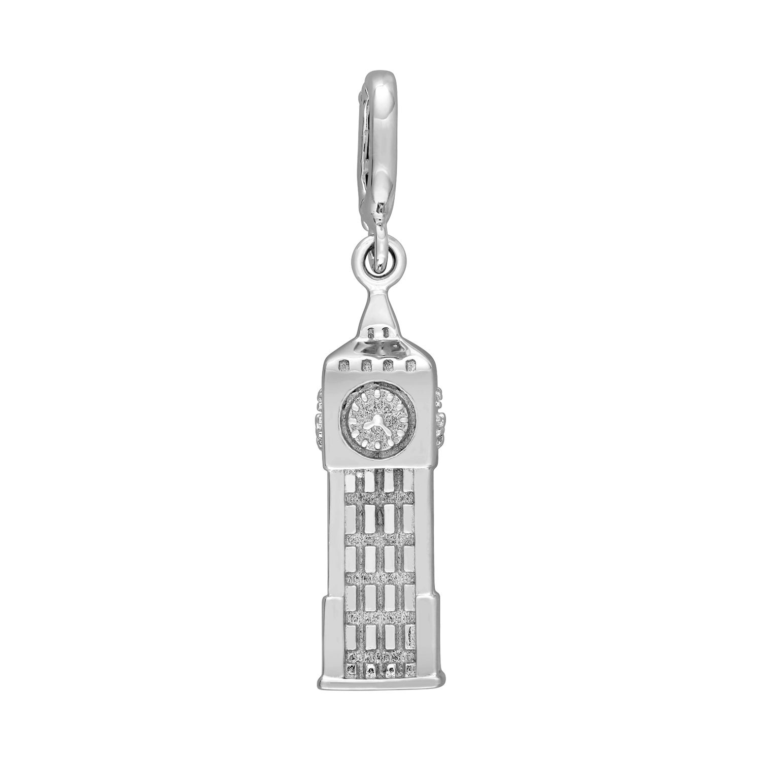 Image for Laura Ashley Lifestyles Great Britain Collection Sterling Silver Big Ben Clock Tower Charm at Kohl's.