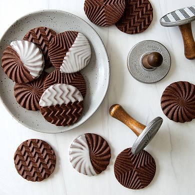 Nordic Ware Geo Heirloom Cookie Stamps