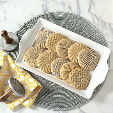 Nordic Ware Geo Heirloom Cookie Stamps