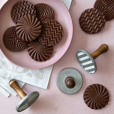 Nordic Ware Geo Heirloom Cookie Stamps