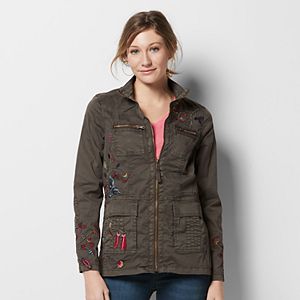 Women's SONOMA Goods for Life™ Floral Embroidered Jacket