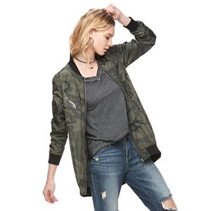 Women's Rock & Republic® Camo Bomber Jacket