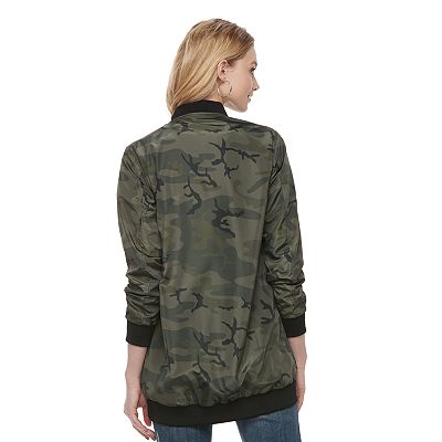 Women's Rock Republic® Camo Bomber Jacket