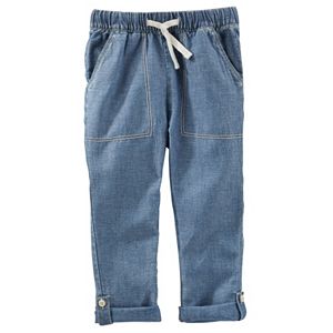 Toddler Boy OshKosh B'gosh® Roll-Tab Linen Pants