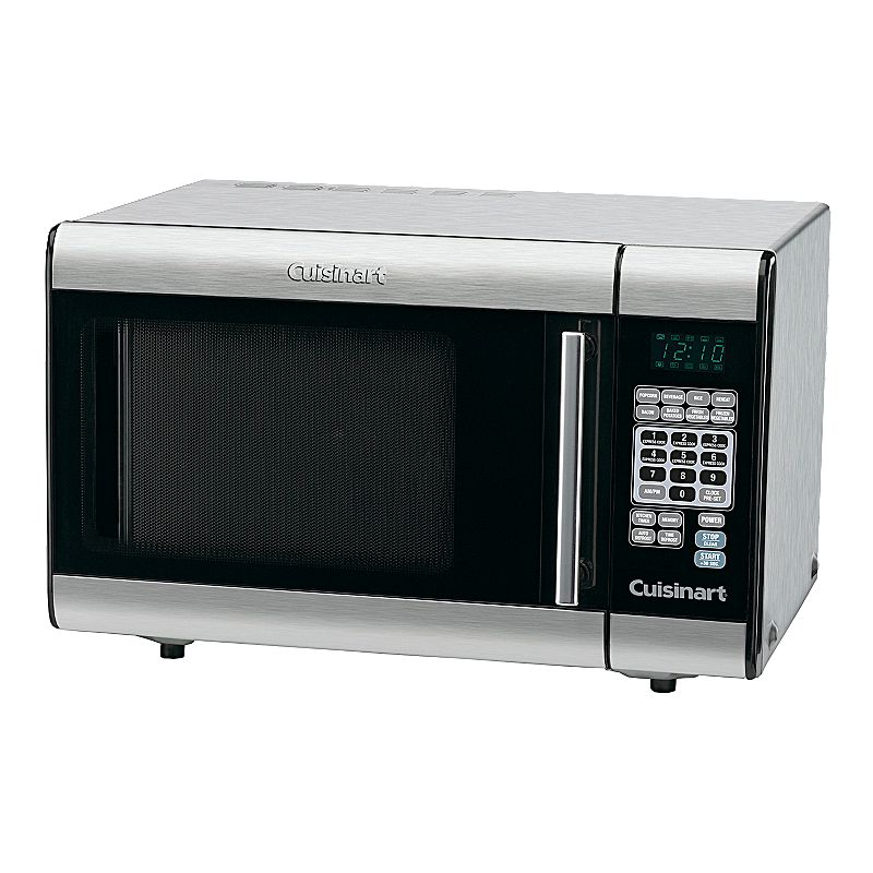 Cuisinart - 1.0 Cu. Ft. Mid-Size Microwave - Stainless Steel