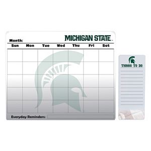 Michigan State Spartans Dry Erase Calendar & To-Do List Pad Set