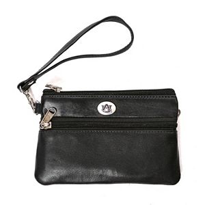 Auburn Tigers Leather Wristlet