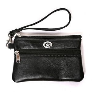 Georgia Bulldogs Leather Wristlet