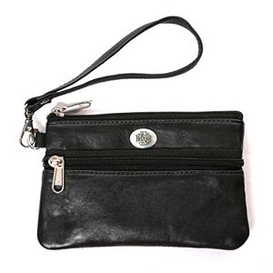 North Dakota Fighting Hawks Leather Wristlet