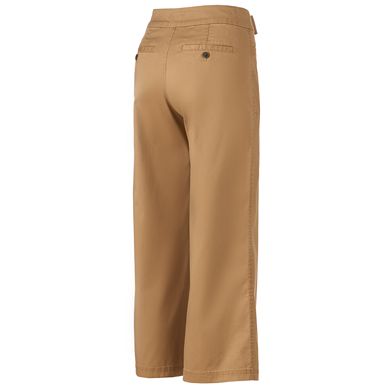 Juniors' SO® Tie Front Chino Culottes