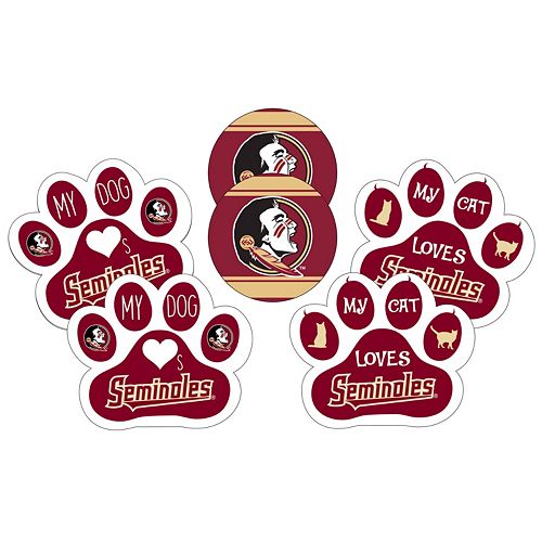 Florida State Seminoles Pet 6-Piece Magnet Set