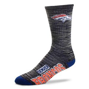 Men's For Bare Feet Denver Broncos Deuce Crew Socks