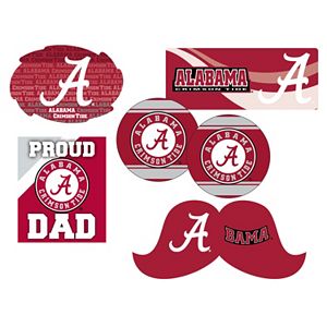 Alabama Crimson Tide Proud Dad 6-Piece Decal Set