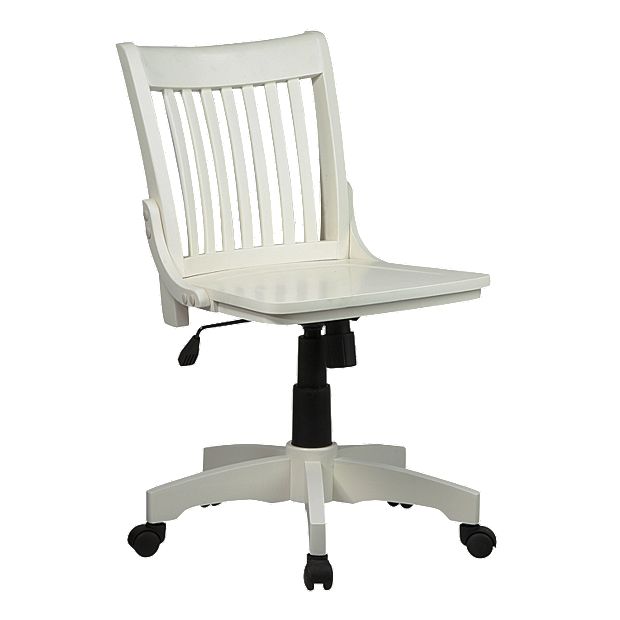 Deluxe Armless Wood Bankers Chair by OSP Designs - Office Star - Madison  Seating