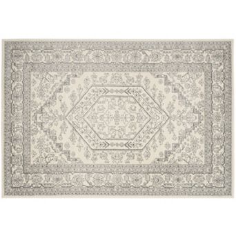 Safavieh Adirondack Cyan Framed Floral Rug