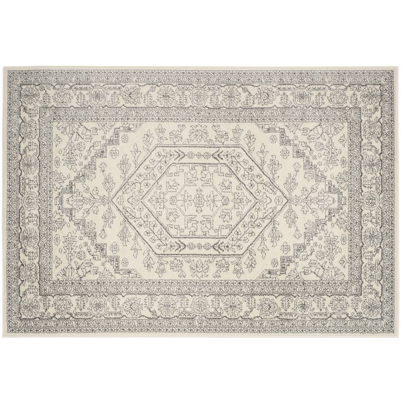 Safavieh Adirondack Cyan Framed Floral Rug, Multicolor, 6X9 Ft