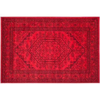 Safavieh Adirondack Cyan Framed Floral Rug