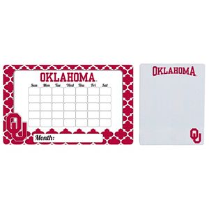 Oklahoma Sooners Dry Erase Calendar & To-Do List Magnet Pad Set