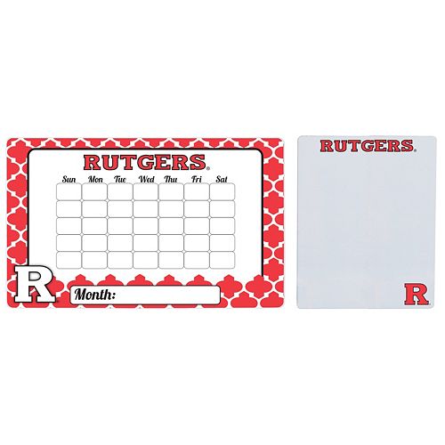 Rutgers Scarlet Knights Dry Erase Calendar & To-Do List Magnet Pad Set