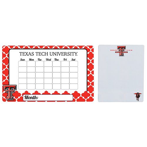 Texas Tech Red Raiders Dry Erase Calendar & To-Do List Magnet Pad Set