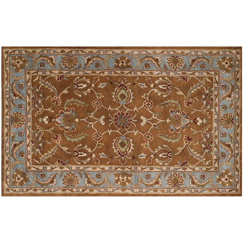 Safavieh Heritage Tallinn Framed Floral Wool Rug, Multicolor, 6FT Sq