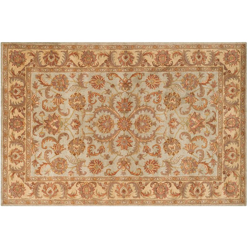 Safavieh Heritage Evora Framed Floral Wool Rug, Multicolor, 8Ft Sq