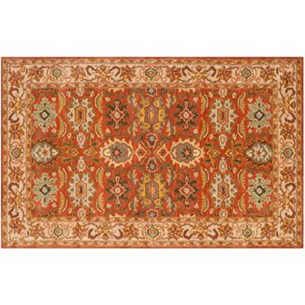 Safavieh Heritage Bergen Framed Floral Wool Rug