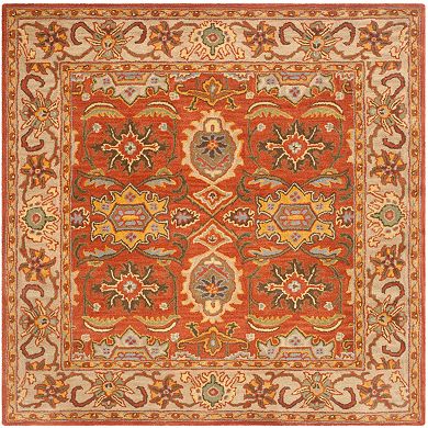Safavieh Heritage Bergen Framed Floral Wool Rug