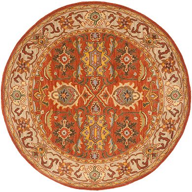 Safavieh Heritage Bergen Framed Floral Wool Rug