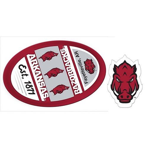 Arkansas Razorbacks Game Day Decal Set