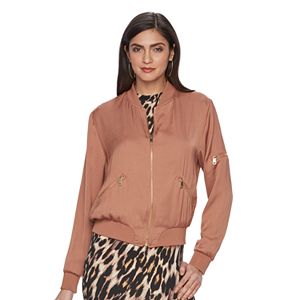 Women's Jennifer Lopez Luxe Essentials Bomber Jacket