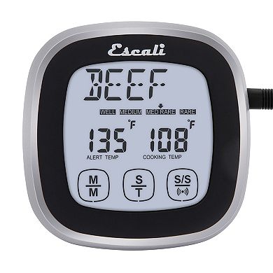 Escali Touch Screen Thermometer & Timer