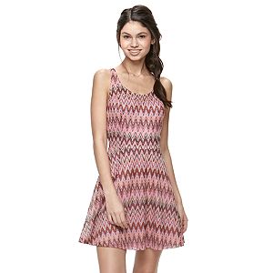 Juniors' Candie's® Chevron Skater Dress