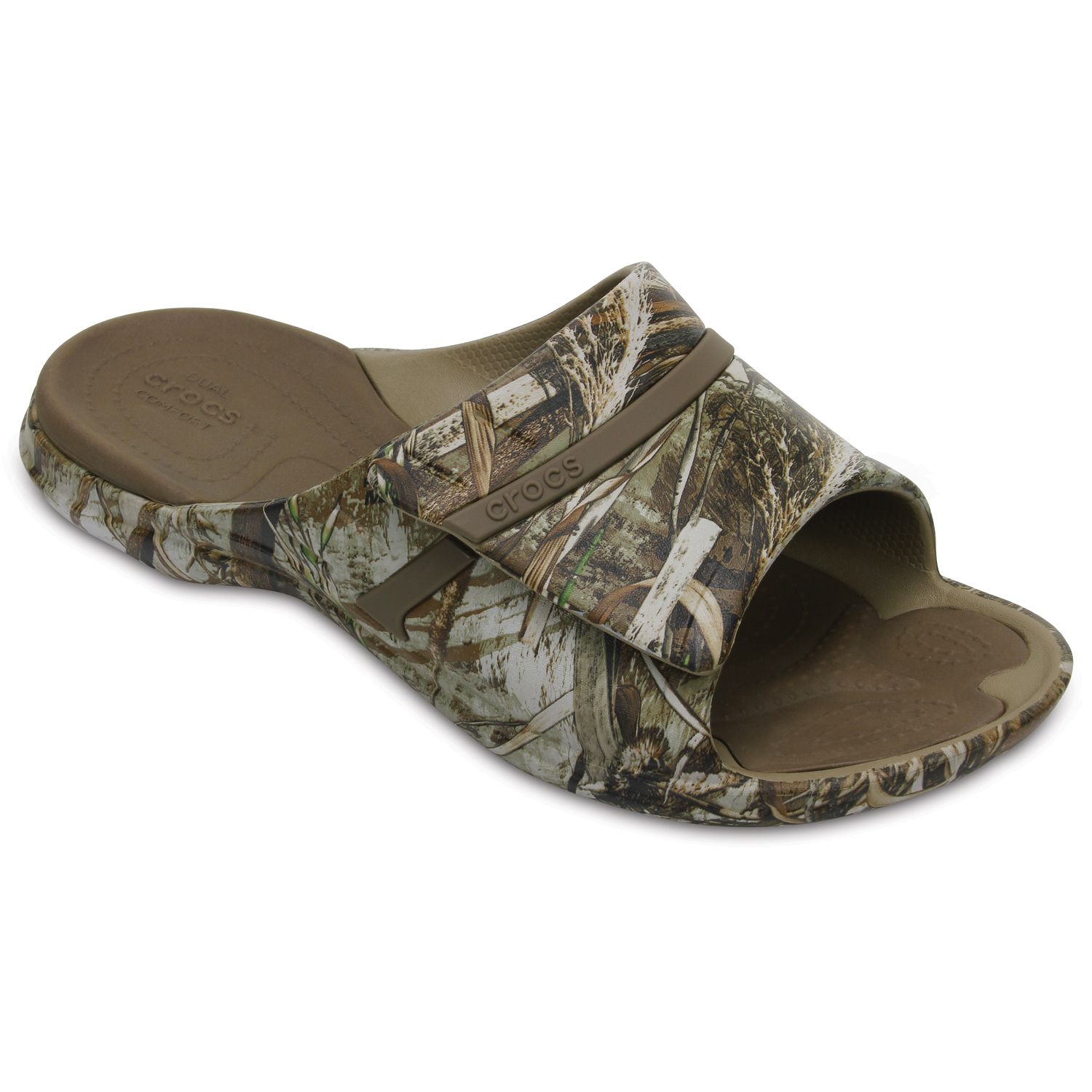 mens camo croc flip flops