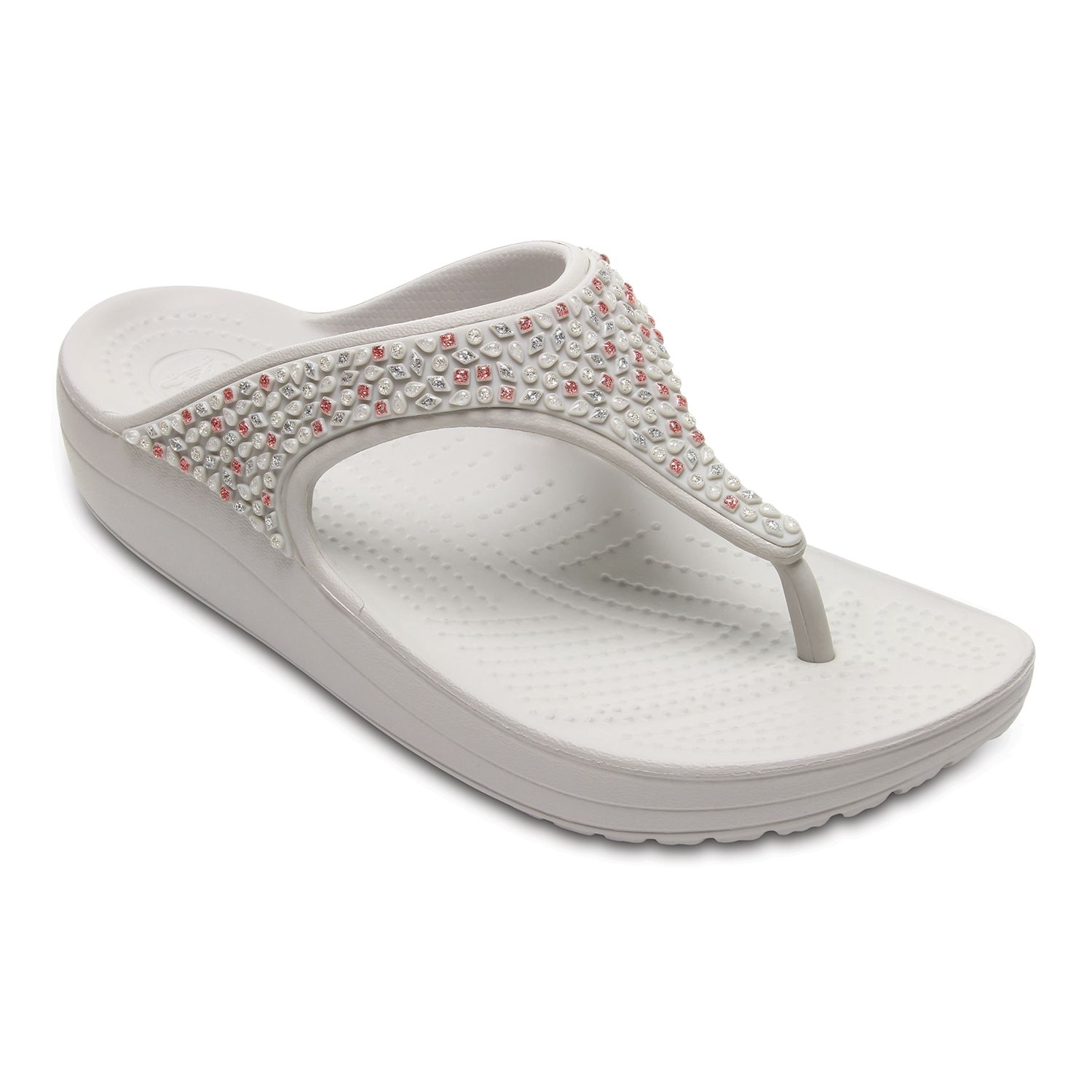 crocs embellished sandal