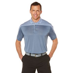 Men's Grand Slam Classic-Fit Heathered Motionflow Performance Golf Polo