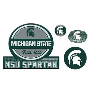 Michigan State Spartans Game Day 4-Piece Magnet Set