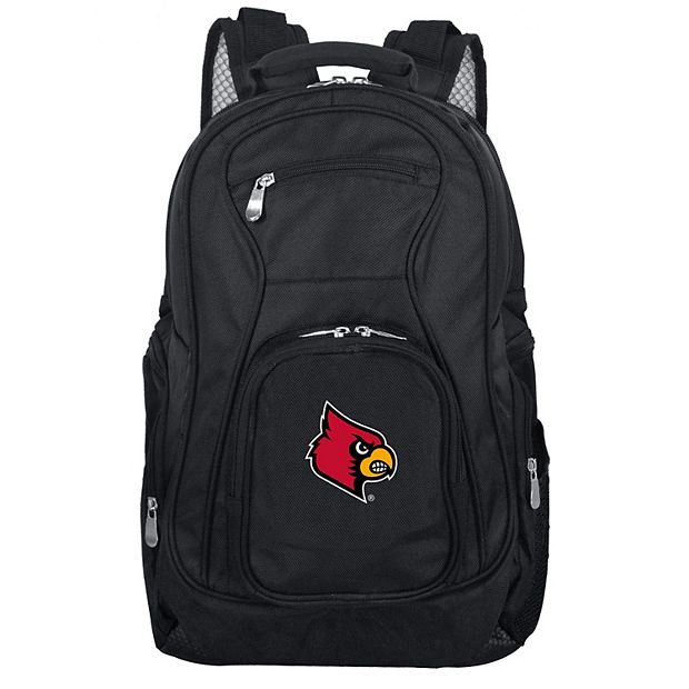 Gray Louisville Cardinals 19'' Premium Wheeled Backpack