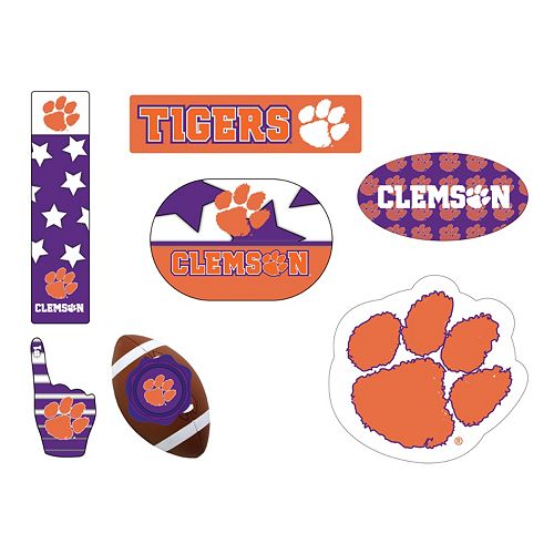 Clemson Tigers Tailgate 6-Piece Magnet Set