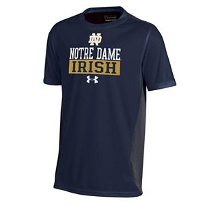 Boys 8-20 Under Armour Notre Dame Fighting Irish Colorblock Tech Tee
