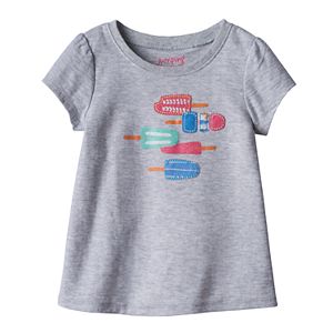 Baby Girl Jumping Beans® Embroidered Popsicle Graphic Tee