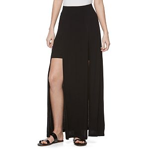 Juniors' Candie's® Double Slit Maxi Skirt