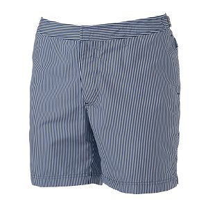 Men's Cole Seersucker Slim-Fit Hybrid Swim Shorts
