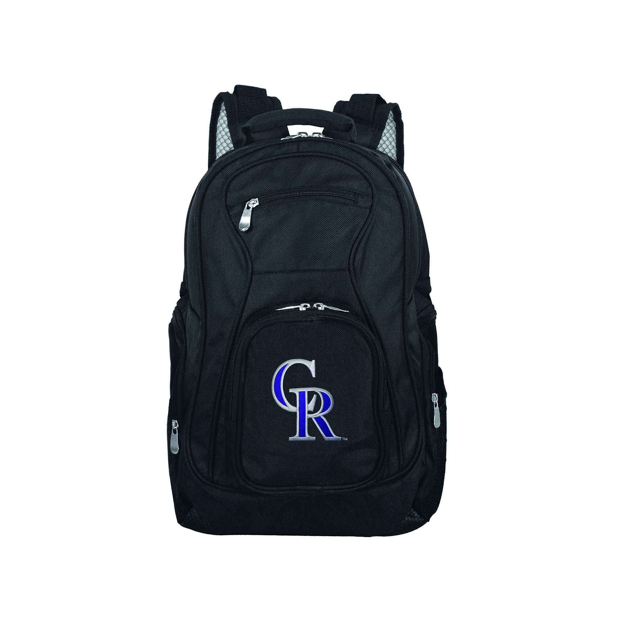 Colorado Rockies Logo Premium Laptop Backpack, Black