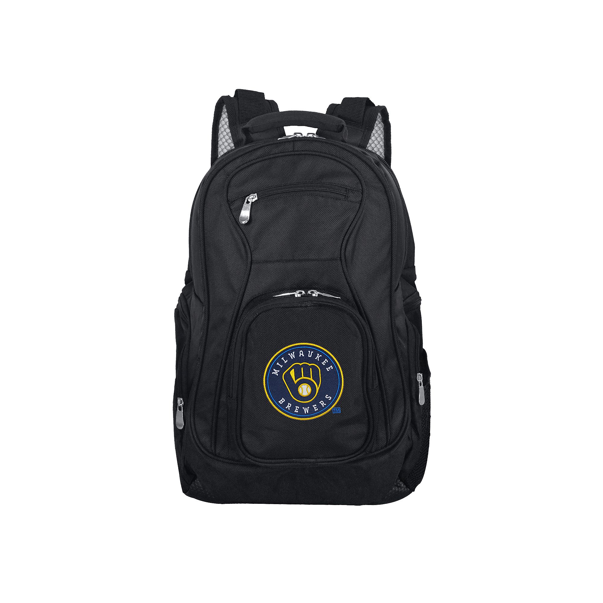 Milwaukee Brewers Premium Laptop Backpack, Black